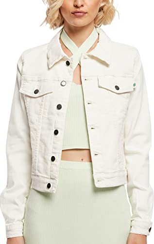 Urban Classics Damen Women's Organic Denim Jacket Jacke, offwhite raw, L EU von Urban Classics