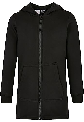 Urban Classics Girl's UCK1075-Girls Sweat Parka Sweatshirt, Black, 146/152 von Urban Classics