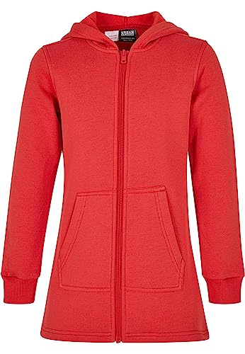 Urban Classics Girl's UCK1075-Girls Sweat Parka Sweatshirt, hugered, 158/164 von Urban Classics