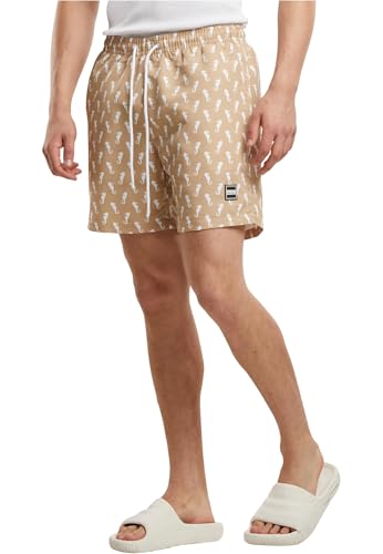 Urban Classics Herren Badehose Pattern Swim Shorts, Herren Badeshorts mit Muster, erhältlich in vielen Farbvarianten, Größen XS-6XL Urban Classics Herren Badehose Pattern Swim Shorts, Herren Badeshorts mit Muster, erhältlich in vielen Farbvarianten, Größen XS-6XL von Urban Classics