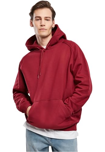 Urban Classics Herren Blank Hoody Kapuzenpullover, burgundy, S Urban Classics Herren Blank Hoody Kapuzenpullover, burgundy, S von Urban Classics