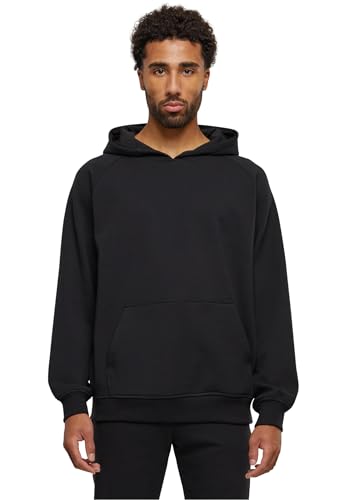 Urban Classics Herren Hoodie Cosy Raglan Hoody, lässiger Hoodie für Männer, Raglan Ärmel, Regular Fit, black, XL von Urban Classics