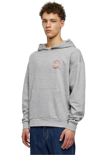 Urban Classics Herren TB6266-Big Peace Hoody Kapuzenpullover, Grey, 3XL von Urban Classics