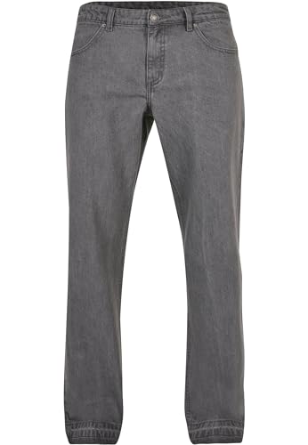 Urban Classics Herren TB5919-Open Edge Loose Fit Jeans Hose, Midgrey, 36 von Urban Classics