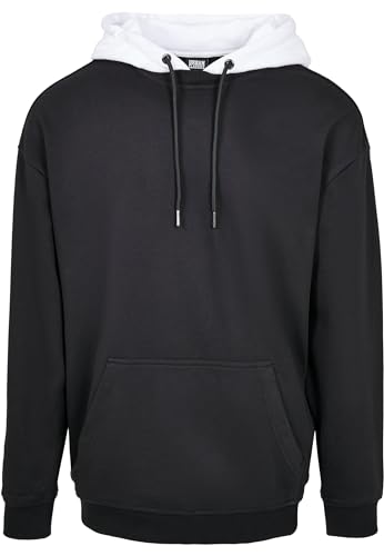 Urban Classics Herren TB3666-Oversized Hooded Crew Kapuzenpullover, Black, S von Urban Classics