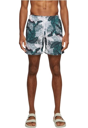 Urban Classics Herren Patroon zwemshort Shorts, Multi-coloured (Palm Leaves 01681), XXL EU von Urban Classics