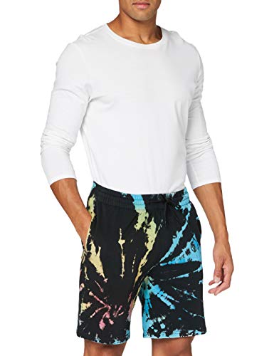 Urban Classics Herren TB3518-Tie Dye Sweat Shorts, Black, S Urban Classics Herren TB3518-Tie Dye Sweat Shorts, Black, S von Urban Classics