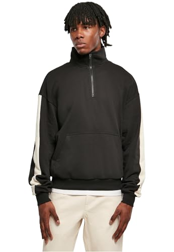 Urban Classics Herren TB5929-Striped Troyer Sweatshirt, Black, 5XL Urban Classics Herren TB5929-Striped Troyer Sweatshirt, Black, 5XL von Urban Classics