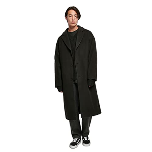 Urban Classics Herren Long Coat Mantel, Black, XL von Urban Classics