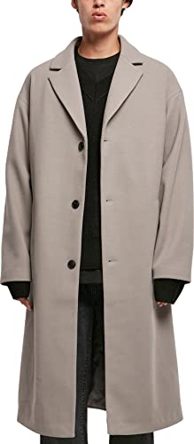 Urban Classics Herren Long Coat Mantel, wolfgrey, L von Urban Classics