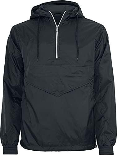 Urban Classics TB1019 Herren Jacke Pull Over Windbreaker, Gr. X-Large, Schwarz (black 7) von Urban Classics