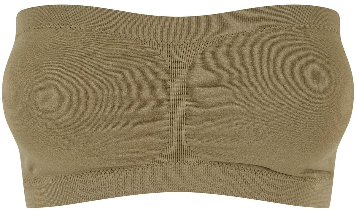 Urban Classics Top - Ladies Pads Bandeau - S bis M - für Damen - Größe S - khaki Urban Classics Top - Ladies Pads Bandeau - S bis M - für Damen - Größe S - khaki von Urban Classics