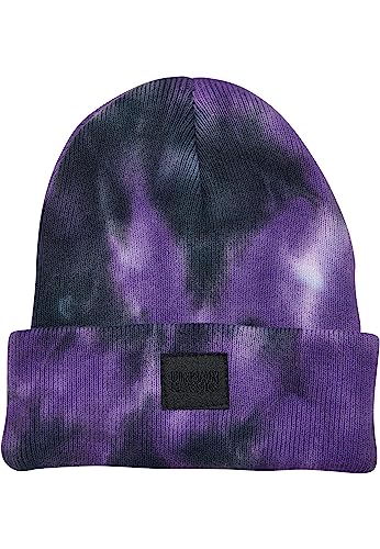 Urban Classics Unisex Tie Dye Kids Beanie Hat, ultraviolet/darkgrey, L-XL EU Urban Classics Unisex Tie Dye Kids Beanie Hat, ultraviolet/darkgrey, L-XL EU von Urban Classics