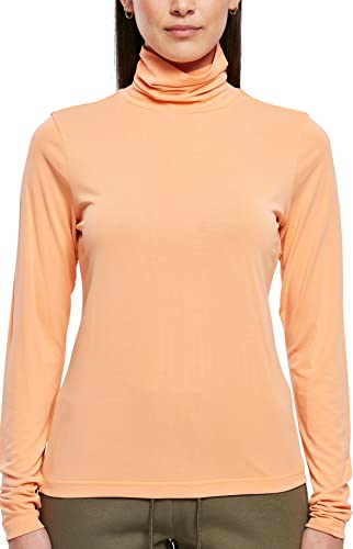 Urban Classics Women's TB4732-Ladies Modal Turtleneck Longsleeve T-Shirt, Papaya, L von Urban Classics