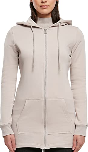 Urban Classics Damen Ladies Parka Cardigan Sweater, warmgrey, M von Urban Classics