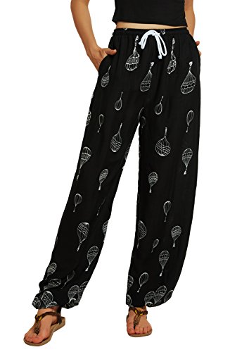 Urban GoCo Damen Haremshose Boho Hippie Hose (S, 4) von Urban GoCo