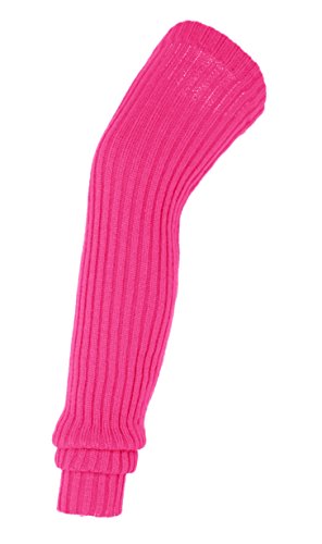 Urban GoCo Damen Stulpen Overknee Strick Beinwärmer (hot pink) von Urban GoCo