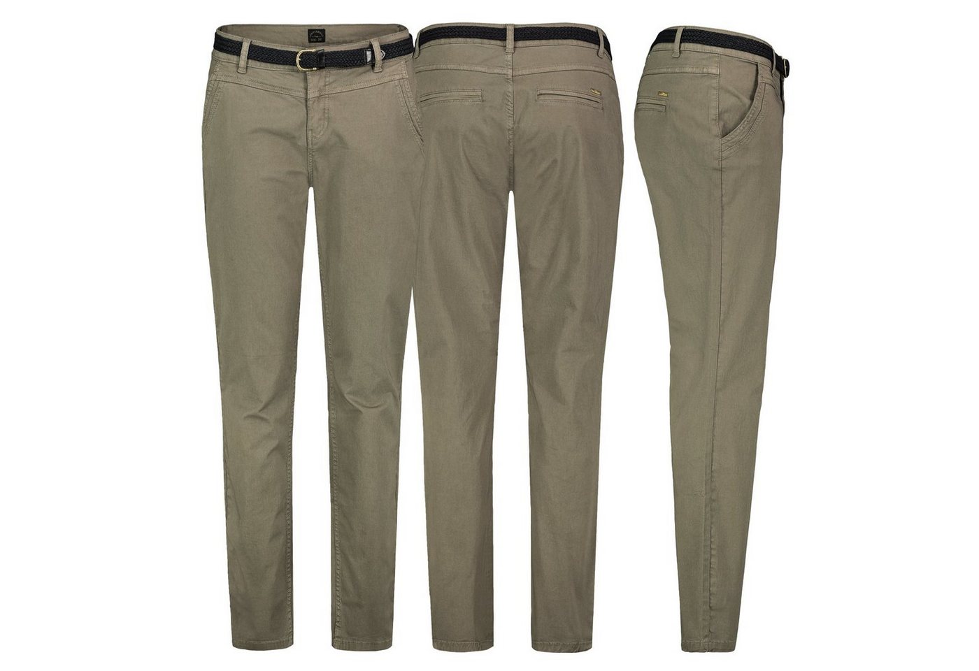 Urban Surface Chinos Damen Chino Hose Stoffhose inkl.Gürtel Businesshose Sommer Freizit von Urban Surface