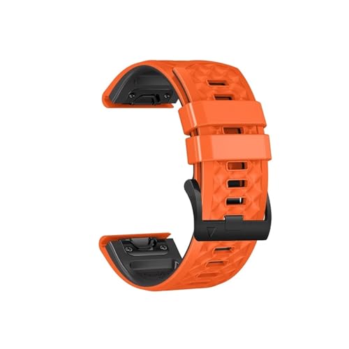 22 26-mm-Smartwatch-Armbänder passend for Garmin Fenix ​​7 7X 6 6X Pro 5 5X Plus EPIX/VERTIX 2 Einfache Passform for Garmin Forerunner 935 945 Armband (Color : C, Size : QuickFit 22mm) von UsmAsk