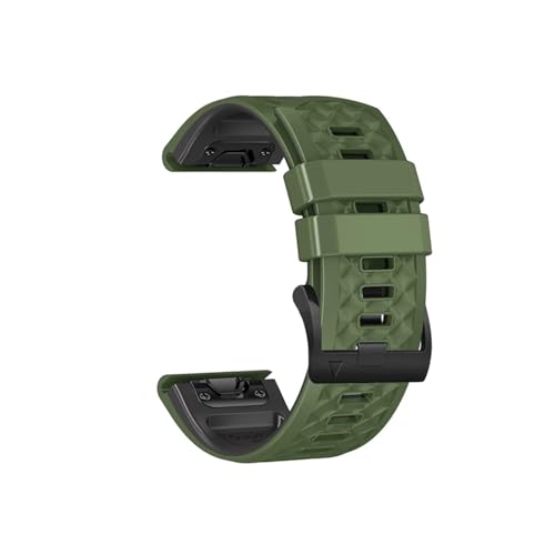 22 26-mm-Smartwatch-Armbänder passend for Garmin Fenix ​​7 7X 6 6X Pro 5 5X Plus EPIX/VERTIX 2 Einfache Passform for Garmin Forerunner 935 945 Armband (Color : H, Size : QuickFit 22mm) von UsmAsk