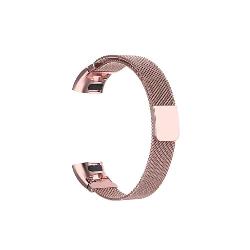 Metallarmband passend for Huawei Band 3/3 Pro Watch. Edelstahlarmbänder passend for Huawei Band 4 Pro (Color : Rose pink, Size : Huawei band 3 pro) von UsmAsk