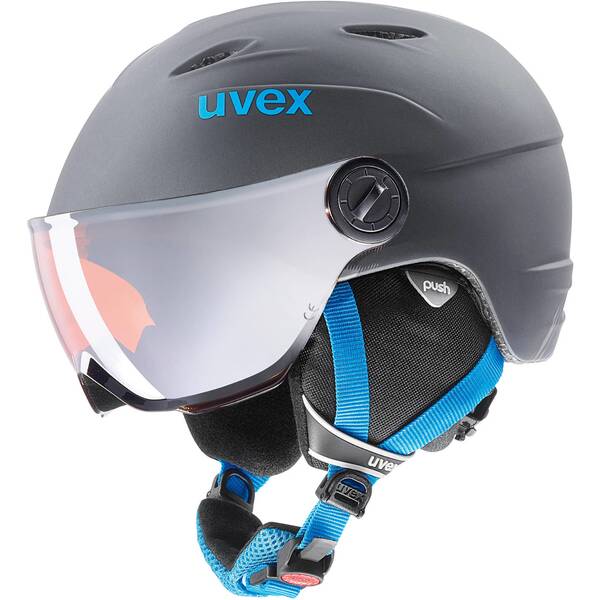 UVEX Kinder Skihelm junior visor pro von Uvex