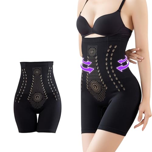 Uwiyo Fiber Restoration Shaper, IONSTech Unique Fiber Restoration Shaper Elastisch Body Shaper Hohe Taille Shapewear Bauchweg Unterhose für Damen Frauen XXL von Uwiyo