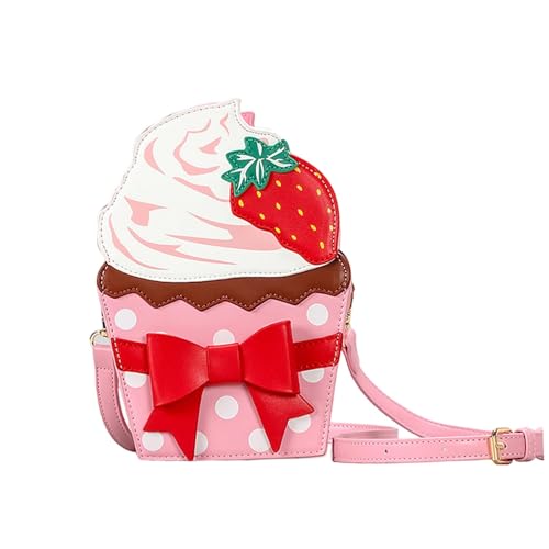 UxicRuya Umhängetasche in Kuchenform, kleine Tasche mit Schleifendekor für Sommer, Strand, Erwachsene und Kinder UxicRuya Umhängetasche in Kuchenform, kleine Tasche mit Schleifendekor für Sommer, Strand, Erwachsene und Kinder von UxicRuya