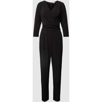 V.M. Jumpsuit in Wickel-Optik in Black, Größe 32 von V.M.