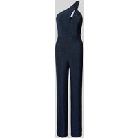 V.M. Jumpsuit mit One-Shoulder-Träger in Dunkelblau, Größe 34 von V.M.