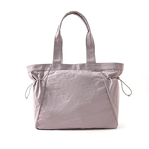 Tragetasche für Damen, 18 l Seite Cinch Shopper Handtasche, Satchel Hobo-Handtasche, leichte Schultertaschen für Arbeit, Workout, Reisen, Graues Violett, Einheitsgröße von VAKAER