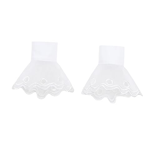 VALICLUD 1 Paar Manschettenbekleidung Blusen Für Damen Fäustlinge Spitzenhemden Für Damen Spitzenhandschuhe Kostüme Damenblusen Kleidungszubehör Weißer Chiffon VALICLUD 1 Paar Manschettenbekleidung Blusen Für Damen Fäustlinge Spitzenhemden Für Damen Spitzenhandschuhe Kostüme Damenblusen Kleidungszubehör Weißer Chiffon von VALICLUD