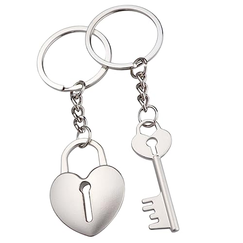 VALICLUD 1paar Schlüsselanhänger Mit Herz Und Schlüssel-Design Liebesgeschenk Für Metall Schlüsselring Für Frauen Und Männer Für Besondere Anlässe Wie Geburtstage Und Jahrestage VALICLUD 1paar Schlüsselanhänger Mit Herz Und Schlüssel-Design Liebesgeschenk Für Metall Schlüsselring Für Frauen Und Männer Für Besondere Anlässe Wie Geburtstage Und Jahrestage von VALICLUD