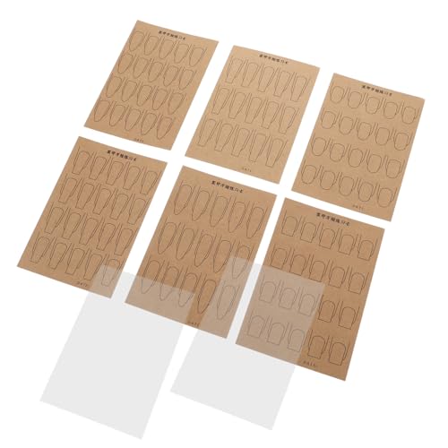 VALICLUD 1 Satz Nail-art-übungskarte Nailart-handbemalungskarten Nagelkunst-übungskarten Handbemalungsvorlagen Für Nailart Doppelseitige Nailart-vorlagen Golden Papier VALICLUD 1 Satz Nail-art-übungskarte Nailart-handbemalungskarten Nagelkunst-übungskarten Handbemalungsvorlagen Für Nailart Doppelseitige Nailart-vorlagen Golden Papier von VALICLUD