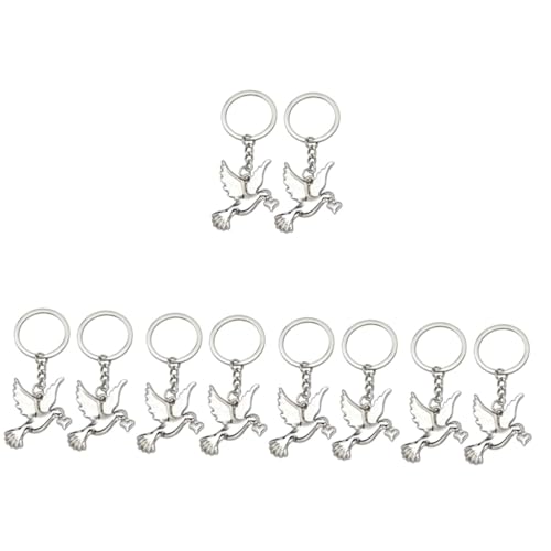 VALICLUD Taube Kettenanhänger 10 STK Schlüsselanhänger Beutel ABC Wickeltasche Weinachts Weinachtsgeschenke Schmuck Schlüsselbund Geldbörsenanhänger Schlüssel Hängende Stütze Zinklegierung Silver VALICLUD Taube Kettenanhänger 10 STK Schlüsselanhänger Beutel ABC Wickeltasche Weinachts Weinachtsgeschenke Schmuck Schlüsselbund Geldbörsenanhänger Schlüssel Hängende Stütze Zinklegierung Silver von VALICLUD