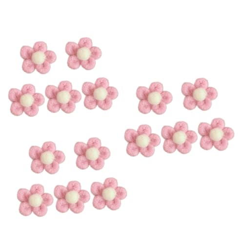 VALICLUD 15 Stk Korsage Frosch-stift Blumen Annähen Filz Brosche Neuheit Brosche Schmuck Kleid Brosche Kleidung Blumen Patch Mantelbrosche Lustige Brosche Rosa Wäscheklammer Kind Die Blumen von VALICLUD