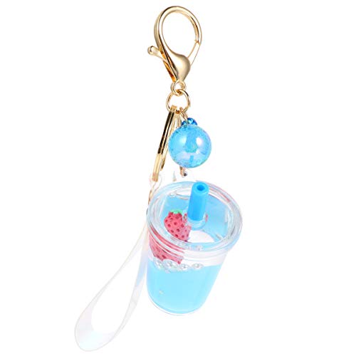 VALICLUD 1PC Schöne Frucht Liquid Quicksand Keychain Acryl Keyring Bag Ornament von VALICLUD