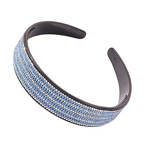 VALICLUD 1Stk glitzerndes Haarband Hochzeit Haarband Haarbänder für Damen - Geburtstagsfeier Haarband - Elegantes Haarband Hochzeit Stirnband frauen stirnband gezahnt Schal Strasssteine von VALICLUD