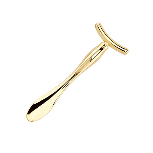 VALICLUD 2 Stück Zinklegierung Augenmaske Spatel Löffel für Augenpflege Makeup Spoon Augenmassage Stick Goldfarbe für Gesichtsmasken und Augencremes VALICLUD 2 Stück Zinklegierung Augenmaske Spatel Löffel für Augenpflege Makeup Spoon Augenmassage Stick Goldfarbe für Gesichtsmasken und Augencremes von VALICLUD