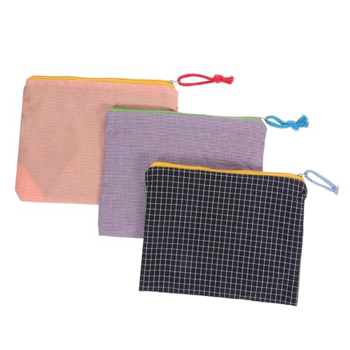 VALICLUD 3 Stück tragbare Kosmetiktasche Toilettenbeutel Toilettenartikel Mini Reise-Kosmetiktasche Reisen Make-up-Tasche mit großer Kapazität kleine Schminktasche Bettwäsche aus Baumwolle VALICLUD 3 Stück tragbare Kosmetiktasche Toilettenbeutel Toilettenartikel Mini Reise-Kosmetiktasche Reisen Make-up-Tasche mit großer Kapazität kleine Schminktasche Bettwäsche aus Baumwolle von VALICLUD