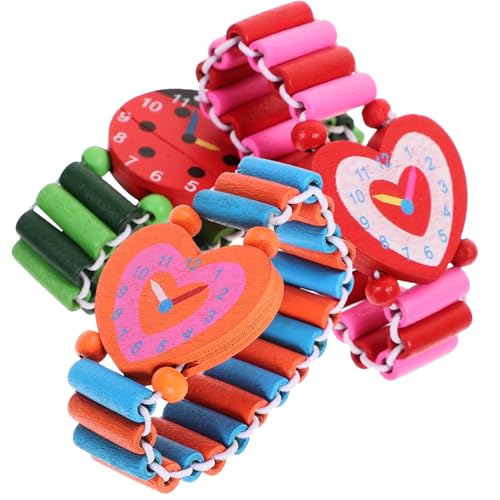 VALICLUD 3er Set Holzuhren Cartoon Simulation Armbanduhr Für Spielzeuguhren Im Zufälligen Stil Ideales Für Jungen Und ädchen Lernspielzeug Für Die Uhrzeit VALICLUD 3er Set Holzuhren Cartoon Simulation Armbanduhr Für Spielzeuguhren Im Zufälligen Stil Ideales Für Jungen Und ädchen Lernspielzeug Für Die Uhrzeit von VALICLUD