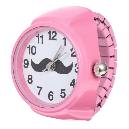 VALICLUD 4 Stück Ringuhr Damen-Digitaluhren Ringe für Männer shöne bescherung Retro Uhr Geschenke Damenuhren Runde Fingeruhr dekorative Fingeruhr beiläufig Anschauen kleine Uhr schmücken von VALICLUD