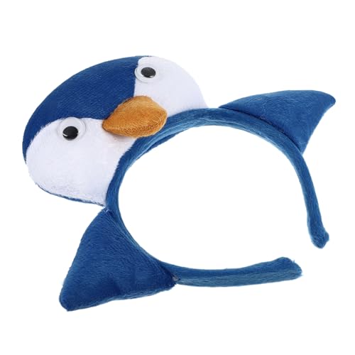 VALICLUD Pinguin-Haarband Kinder Haarband Pinguin Halloween Haarband Pinguin Turban-Stirnband Pinguin-Kopfschmuck Haarbänder Tiara Pinguin-Stirnband Pinguin-Haarschmuck Erdfarben Schal von VALICLUD