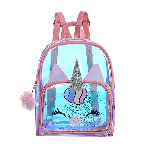 VALICLUD Rucksack Reisetaschen Für Kinder Baby Lässige Tagesrucksäcke Für Kinder Strumpffüller Kindergarten-reisetasche Rucks?cke Für Kinder Grundschule Tpu Mädchen Student Geleebeutel von VALICLUD