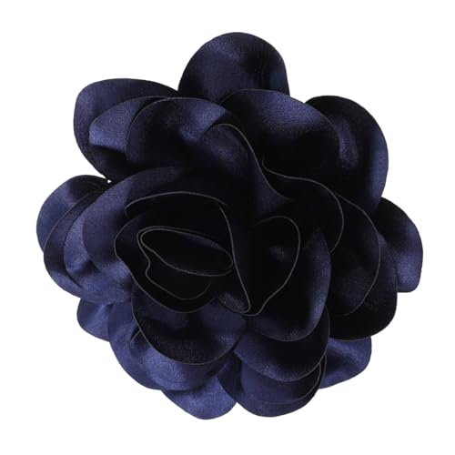 VALICLUD Satin Blumenbrosche Geburtstags Kleidungsbrosche Große Blumenbrosche Blumenbrosche Dekoration Blumenbrosche Für Kleid Damen Accessoires Brosche Für Kleidung Stoffbrosche von VALICLUD