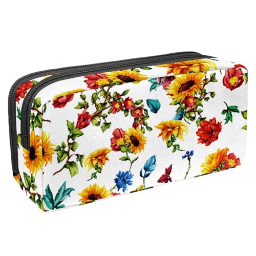 VAPOKF Federmäppchen, Federmäppchen, Schüler-Schreibwaren-Tasche für Teenager, Jungen, Mädchen, Schule, Bürobedarf, Sonnenblumen, Rosen, multi, 2.3x8.2x3.9in/6x21x10cm, Taschen-Organizer VAPOKF Federmäppchen, Federmäppchen, Schüler-Schreibwaren-Tasche für Teenager, Jungen, Mädchen, Schule, Bürobedarf, Sonnenblumen, Rosen, multi, 2.3x8.2x3.9in/6x21x10cm, Taschen-Organizer von VAPOKF