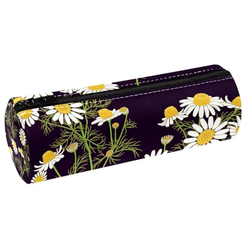 VAPOKF Federmäppchen aus PU-Leder, Motiv: Wildkamille mit grünen Blättern, für Studenten, Schreibwaren, Organizer, Tasche, Make-up-Tasche für Damen, Mädchen, Jungen, Kinder, Schule, Bürobedarf, multi VAPOKF Federmäppchen aus PU-Leder, Motiv: Wildkamille mit grünen Blättern, für Studenten, Schreibwaren, Organizer, Tasche, Make-up-Tasche für Damen, Mädchen, Jungen, Kinder, Schule, Bürobedarf, multi von VAPOKF