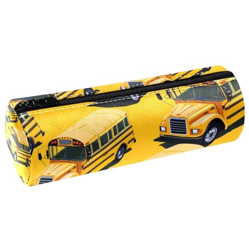 VAPOKF Federmäppchen für Schule, Bus, PU-Leder, Stifteetui, Münzbörse, Kosmetiktasche für Studenten, Schreibwaren, Schule, Arbeit, Büro, Aufbewahrung, multi, 20x6.3cm/7.9x2.5in, Federmäppchen von VAPOKF