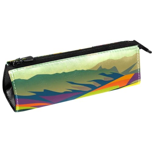 VAPOKF Italienische ländliche Bauernhof-Landschaft, Stiftetasche, Schreibwaren-Tasche, Kosmetiktasche, kompakte Reißverschlusstasche, multi, 5.5 ×6 ×20CM/2.2x2.4x7.9 in, Taschen-Organizer von VAPOKF