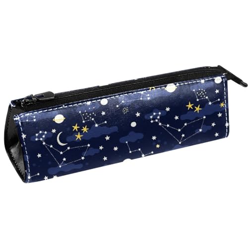 VAPOKF Space Stars Planeten und Galaxie Stifttasche Schreibwaren Beutel Bleistift Tasche Kosmetiktasche Tasche Kompakte Reißverschlusstasche, multi, 5.5 ×6 ×20CM/2.2x2.4x7.9 in, Taschen-Organizer von VAPOKF